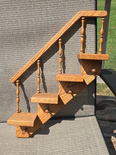 Vtg wooden staircase - wooden, 4