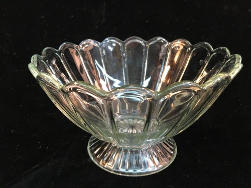 Clear glass fluted - clear,