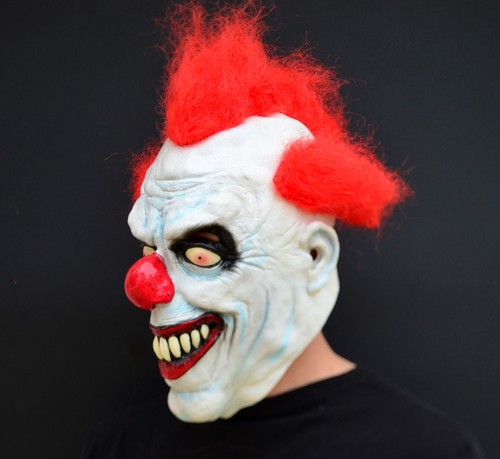 Halloween clown mask realistic - halloween,