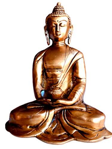 Buddha brass statue - buddha,