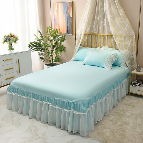 Cotton bed sheet skirt - cotton,