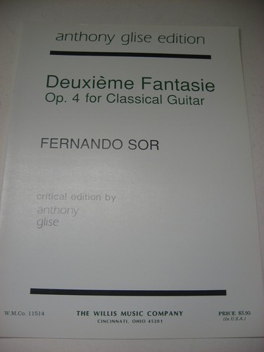 Fernando sor deuxieme fantasie - fernando,