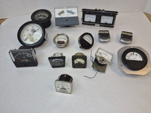 Vintage assorted panel - assorted, meters