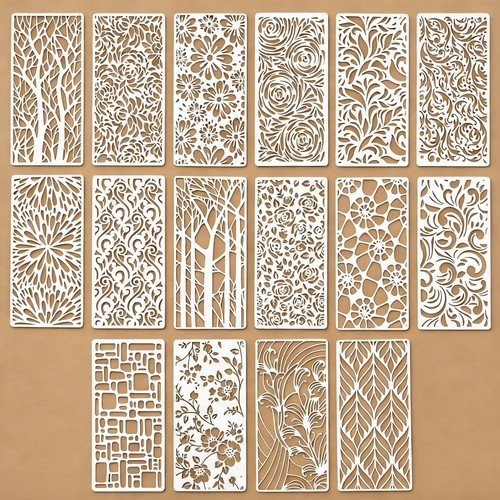 16pcs stencils for - 16pcs, crafts