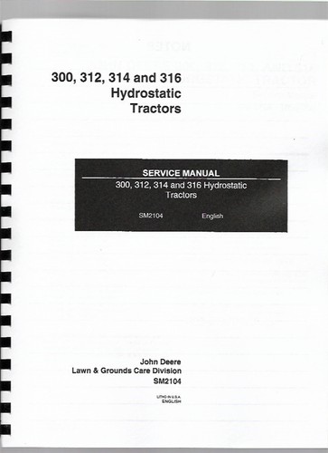 John deere 300 - deere, 316