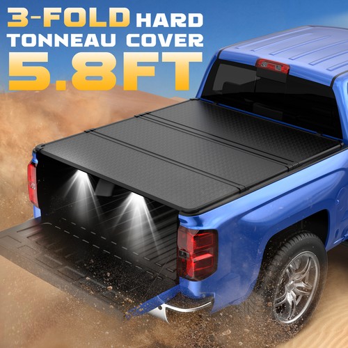 8ft fold hard bed tonneau - 3-fold,