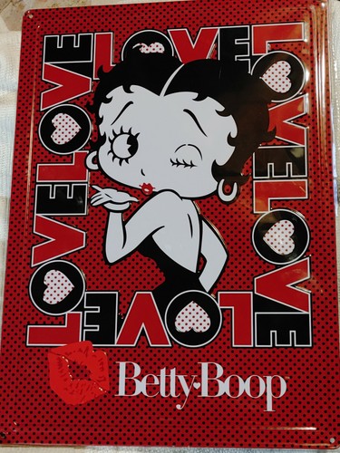 Tin sign betty boop - boop, wall