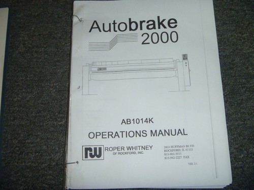 Roper whitney ab1014k - roper,