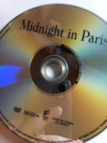 Midnight paris dvd disc - paris,