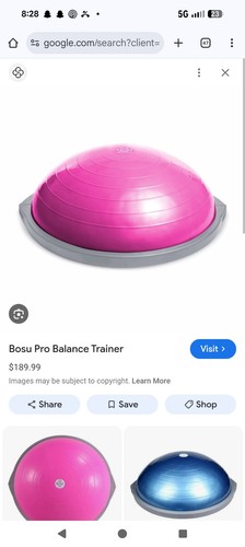 Bosu balance trainer brand - balance,