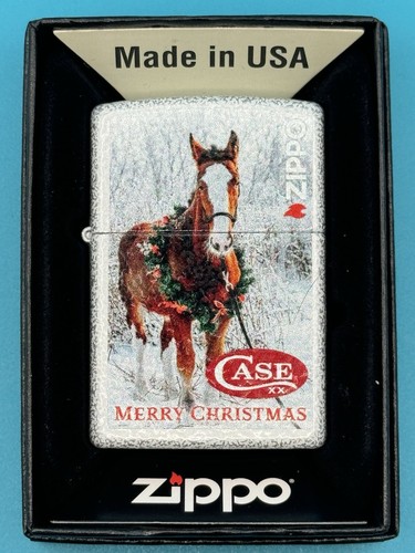 Christmas horse case cutlery - case,