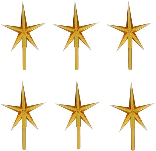 Pack gold stars for - 6,