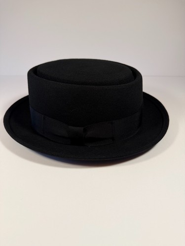 Black pork pie hat size - hat,
