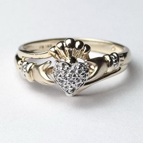 14k yellow white gold - &,