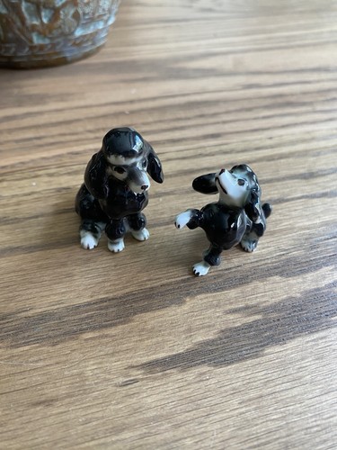 Vintage miniature poodle dogs - miniature,