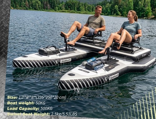 Inflatable person pedal boat - inflatable, 2