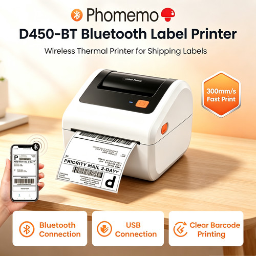 Phomemo d450bt 4x6 - phomemo,