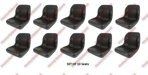Set black vinyl seats - of,