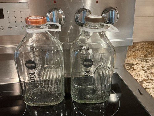 Half gallon heavy glass - half,