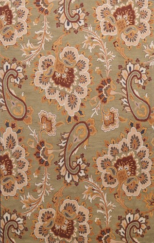 Elegant floral paisley green - elegant,