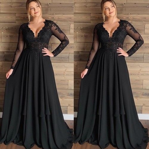 Black gothic wedding dresses - black,