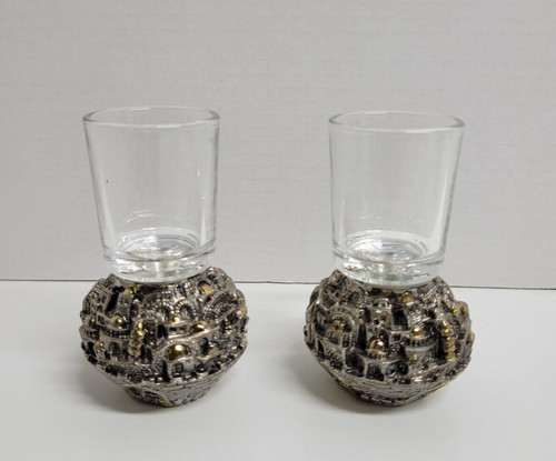 Set silver glass - 2,