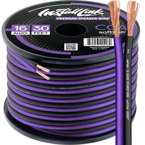Awg gauge speaker - 16, wire