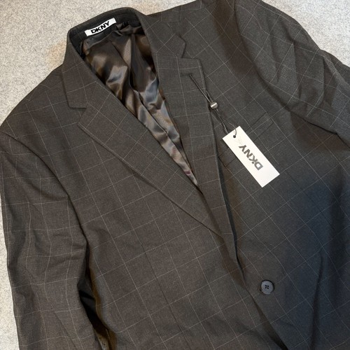 Dkny duran charcoal windowpane - dkny,