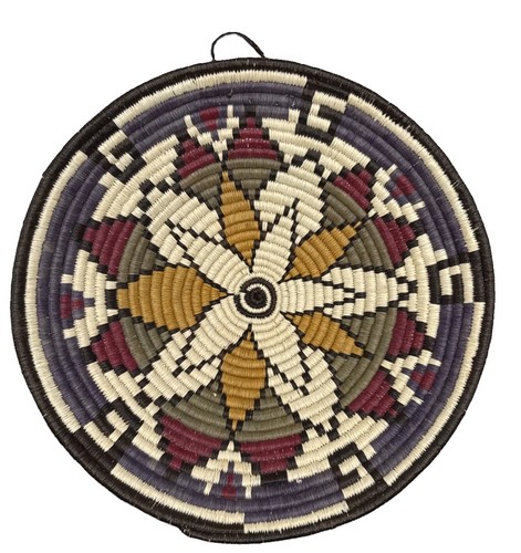 Woven shallow basket wall - woven,
