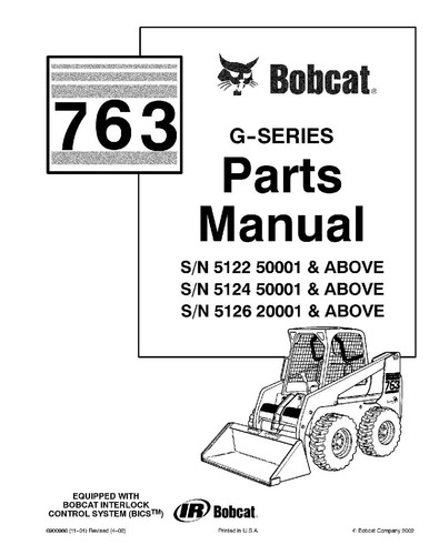 Bobcat 763 series skid - bobcat, g