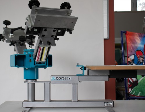 Complete screen printing setup - complete,