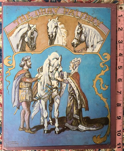 The gray palfrey arabian - gray, horse