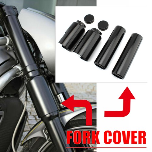 Black full fork cover set - full,