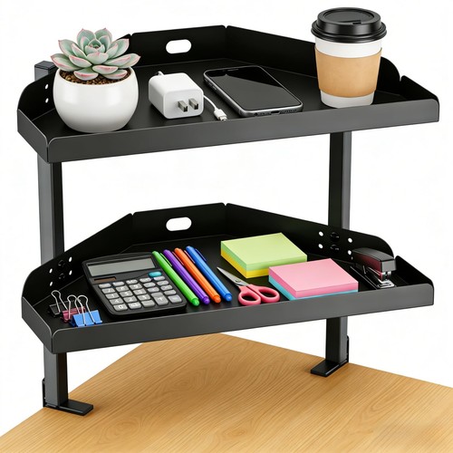 Desk clamp shelf - desk,
