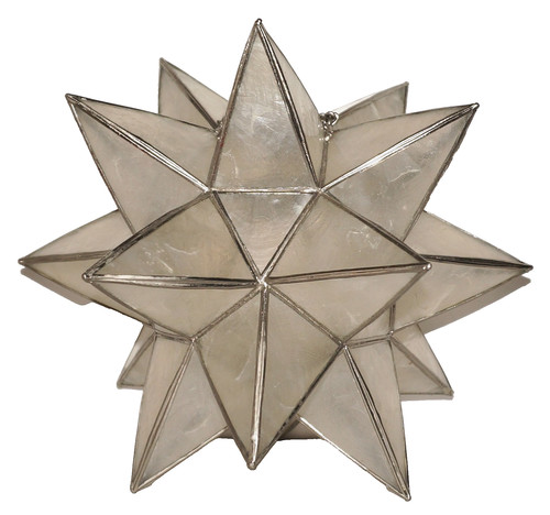Capiz shell moravian - shell, moravian-star