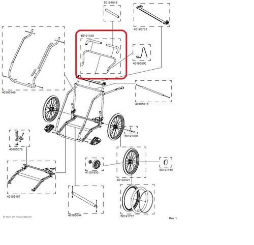 Thule push bar - sport, for