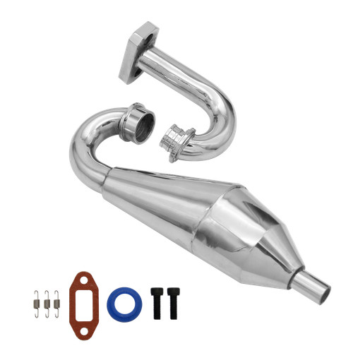 Tuned exhaust pipe aluminum - tuned,