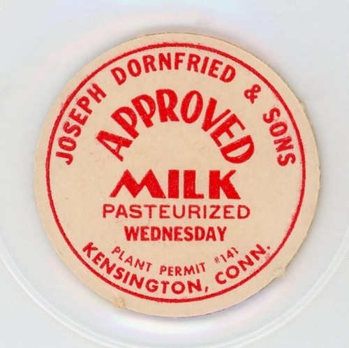 Milk bottle cap insert - insert,