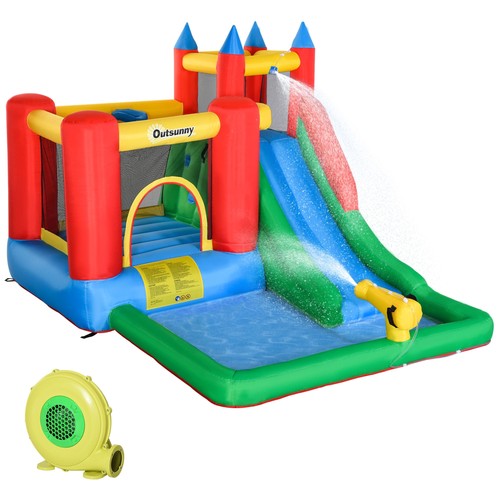 Water play structure - 6-in-1,