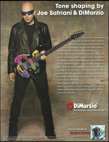 Joe satriani 2015 dimarzio - satriani,