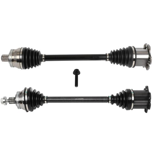 2pcs front axles - front, cv