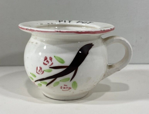 Vintage small pit pot - pit,