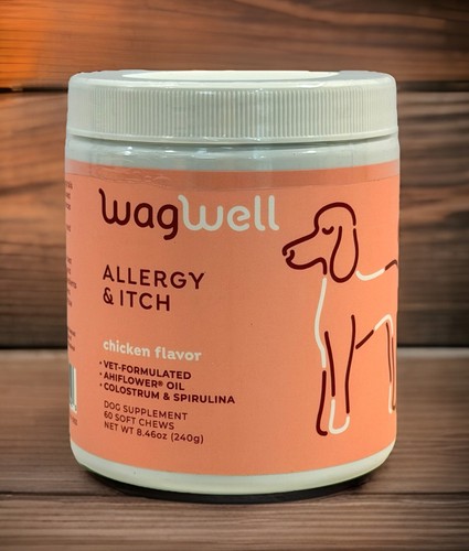 Wagwell allergy itch chews - &,