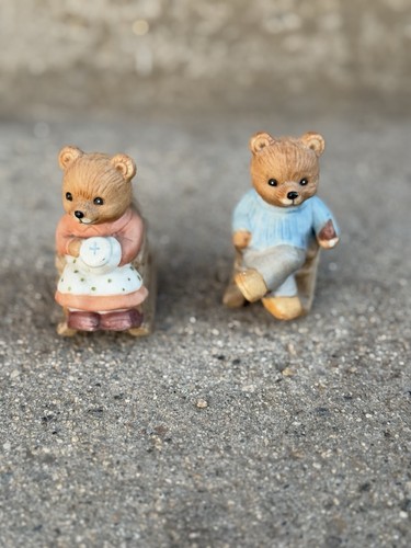 Homco porcelain bear - homco, figurine