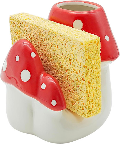 Mushroom sponge holder for - mushroom,