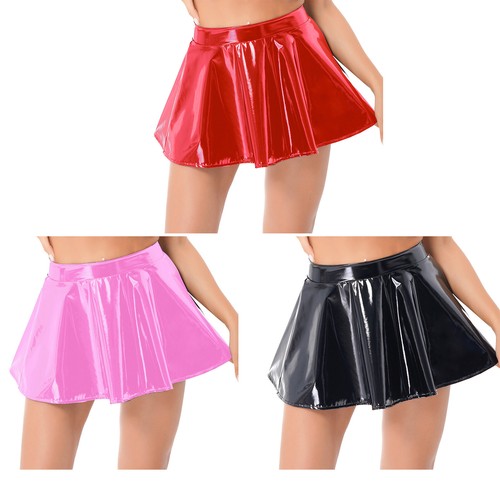 Women metallic mini skirt - women's,