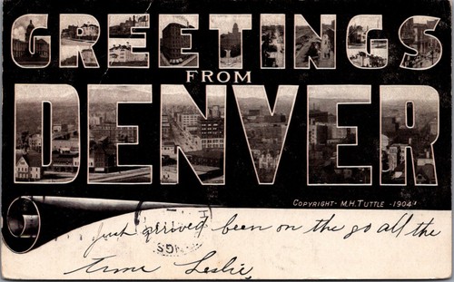 1904 greetings from denver - 1904, co