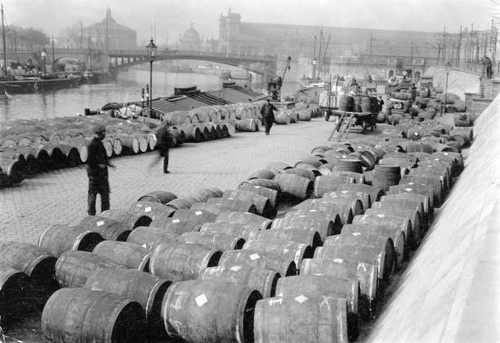 Germany berlin oil drums - oil,