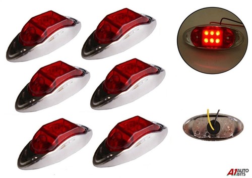 24v led side chrome - 6x,