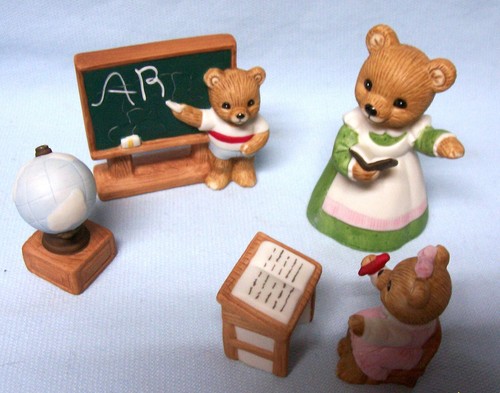 Homco bears vintage 3 h - homco,
